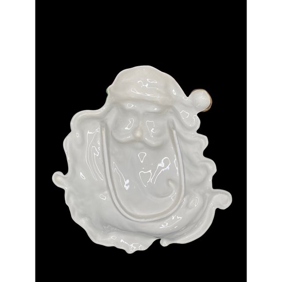 Vintage Unbranded Ceramic Decorative Santa Wall Decoration/Candy Dish - Picture 5 of 7